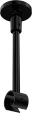 Deckenträger Sonette Schwarz 1-läufig 13 cm für Gardinenstangen 20 mm Ø