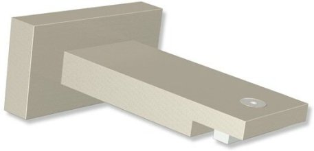 Träger Quadline Satin-Silber 1-läufig 8 cm für Innenlaufstangen 20x20 mm 