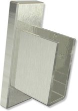 Wandlager Edelstahl-Optik für Innenlaufstangen 14x35 mm