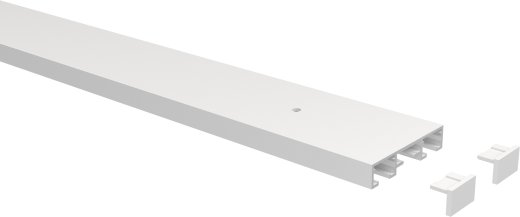 Gardinenschiene Aluminium 2-läufig PRIMAX Weiß 100 cm