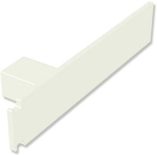 Endkappen für Gardinenschienen CONCEPT 1-, 2-, 3-läufig Weiß (2 Stück)
