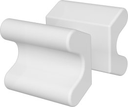 X-Gleiter Kunststoff für Paneelwagen Universal Easyslide (2 Stück) 