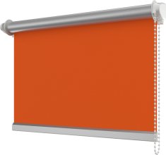 Klemmfix Seitenzugrollo / Thermorollo SZ3 verdunkelnd Uni Orange Fb. 3012 41,5 x 175 cm