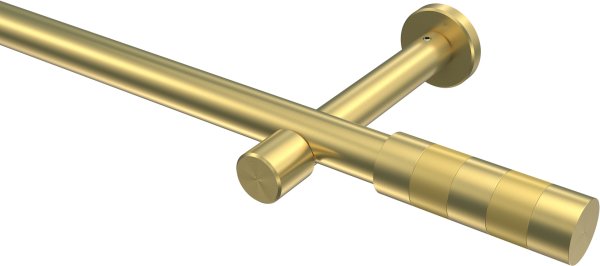 Gardinenstange Messing-Optik 20 mm Ø PRESTIGE - Mavell (ohne Ringe) 100 cm