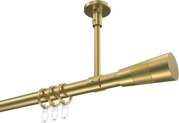 Gardinenstange Messing-Optik 20 mm Ø SONETTE - Tanara