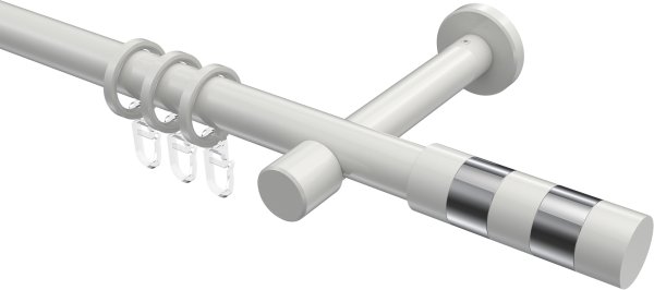 Gardinenstange Metall 20 mm Ø PRESTIGE - Mavell Weiß