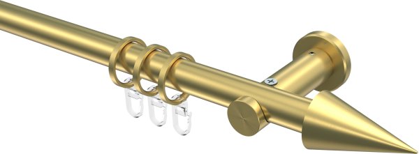 Gardinenstange Messing-Optik 20 mm Ø PLATON - Savio