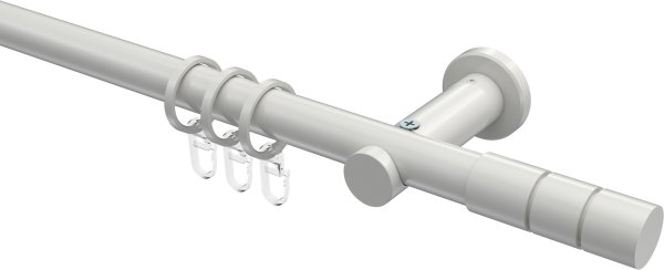 Gardinenstange Metall 20 mm Ø PLATON - Elanto Weiß