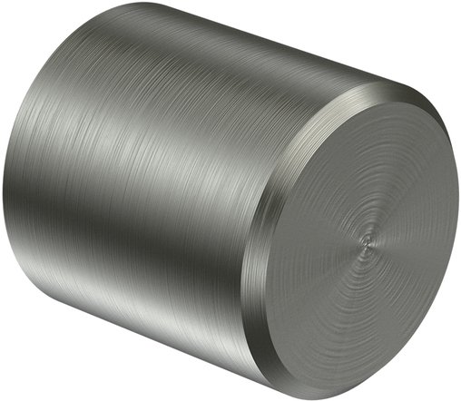 Endstücke Casa (Kappe) Edelstahl für Gardinenstangen 16 mm Ø (2 Stück) 