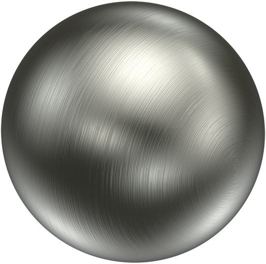 Endstücke Puros (Kugel) Edelstahl-Optik für Gardinenstangen 16 mm Ø (2 Stück) 