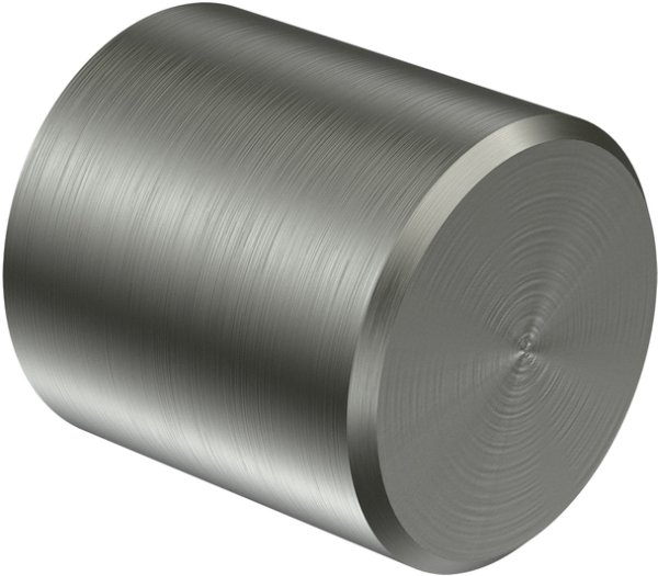 Endstücke Santo (Kappe) Edelstahl für Gardinenstangen 20 mm Ø (2 Stück) 