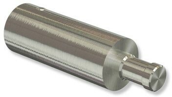 Trägerverlängerung 5 cm Typ A20 Edelstahl für Gardinenstangen 20 mm Ø