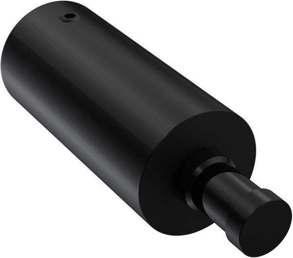 Trägerverlängerung Schwarz 5 cm Typ D20 für Gardinenstangen 20 mm Ø 