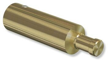 Trägerverlängerung Messing-Optik 5 cm Typ E20 für Gardinenstangen 20 mm Ø