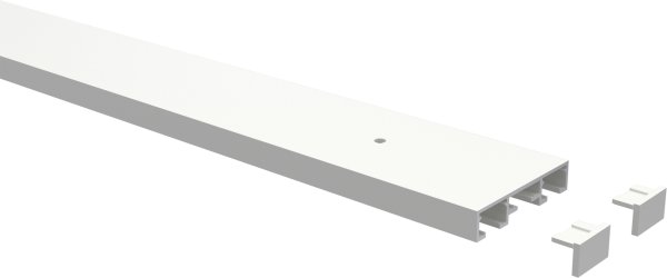 Gardinenschiene Aluminium 2-läufig PRIMAX Weiß 100 cm