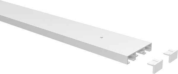 Gardinenschiene Aluminium 2-läufig PRIMAX Weiß 100 cm