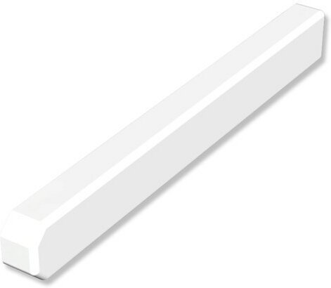 Endkappen für Gardinenschienen SLIMLINE 3- / 4-läufig Weiß (2 Stück) 