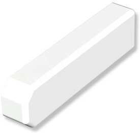 Endkappen für Gardinenschienen SLIMLINE 1- / 2-läufig Weiß (2 Stück) 