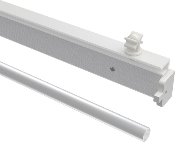 Paneelwagen Universal Fastfix Kunststoff mit Klettband 60 cm Weiß 