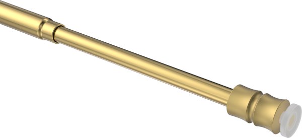 Klemmstange Metall / Kunststoff 8/6 mm Ø Flexo Messing-farbig ausdrehbar 40-60 cm