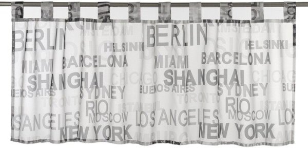 Scheibengardine Dessin Citta Fb. 69, 140x48 cm