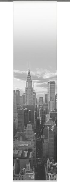 Schiebevorhang Dessin Manhattan Fb. 60, 60x245 cm, kürzbar 60x245 cm