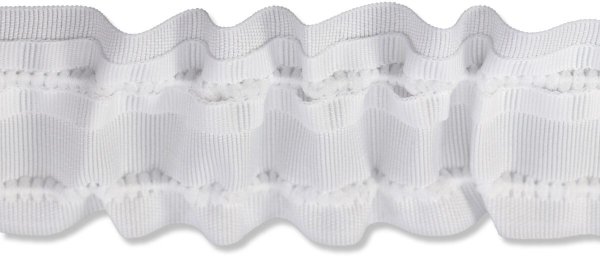 Gardinenband (Kräuselband) Universal 50 mm variabel Weiß 3 Meter