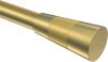 Endstücke Tanara (Konus) Messing-Optik / Satin-Gold für Gardinenstangen 20 mm Ø (2 Stück) 