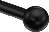 Endstücke Luino (Kugel) Schwarz für Gardinenstangen 20 mm Ø (2 Stück) 