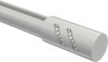 Endstücke Zoena (Zylinder Glitzer) Weiß für Gardinenstangen 20 mm Ø (2 Stück) 
