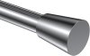 Endstücke Sitra (Konus) Chrom für Gardinenstangen 20 mm Ø (2 Stück) 
