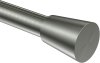 Endstücke Sitra (Konus) Edelstahl-Optik für Gardinenstangen 20 mm Ø (2 Stück) 
