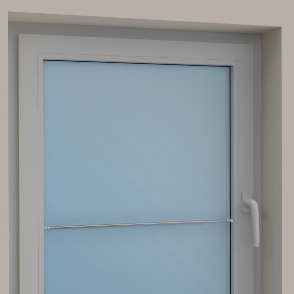 Klemmstange Metall / Kunststoff 8/6 mm Ø Flexo Chrom ausdrehbar