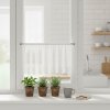 Caféhausstange Metall / Kunststoff 12/10 mm Ø Sora Silbergrau ausziehbar 55-85 cm