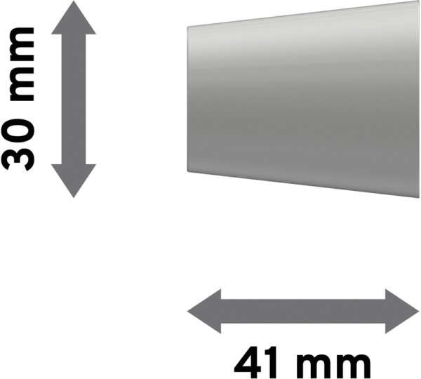 Endstücke Sitra (Konus) Weiß für Gardinenstangen 20 mm Ø (2 Stück)