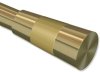 Endstücke Tanara (Konus) Messing-Optik / Satin-Gold für Gardinenstangen 20 mm Ø (2 Stück) 