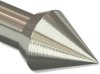 Endstücke Sirius (Doppelkegel) Edelstahl für Gardinenstangen 20 mm Ø (2 Stück) 