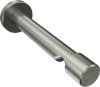 Träger Prestige Edelstahl-Optik 1-läufig 10,5 cm für Gardinenstangen 20 mm Ø 