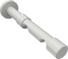 Träger Prestige Weiß 2-läufig 8 und 13 cm für Gardinenstangen 20 mm Ø 