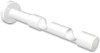 Träger Prestige Weiß 2-läufig 8 und 13 cm für Gardinenstangen 20 mm Ø 