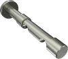 Träger Prestige Edelstahl-Optik 2-läufig 8 und 13 cm für Gardinenstangen 20 mm Ø 