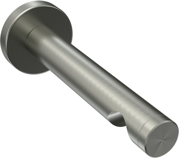 Träger Enorma Edelstahl 1-läufig 9 cm für Gardinenstangen 16 mm Ø