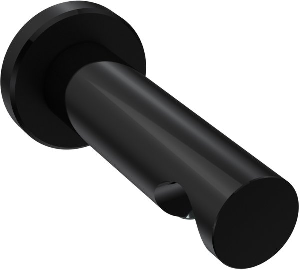 Träger Platon Schwarz 1-läufig 7,5 cm für Gardinenstangen 20 mm Ø