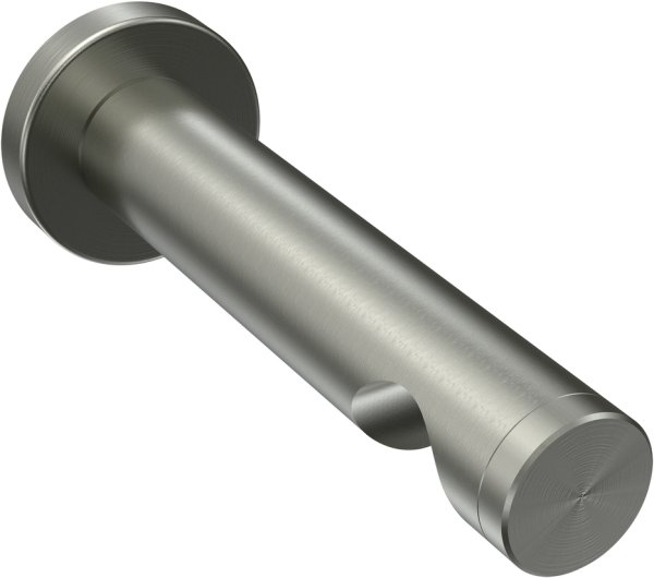 Träger Perfecta Edelstahl 1-läufig 9 cm für Gardinenstangen 20 mm Ø