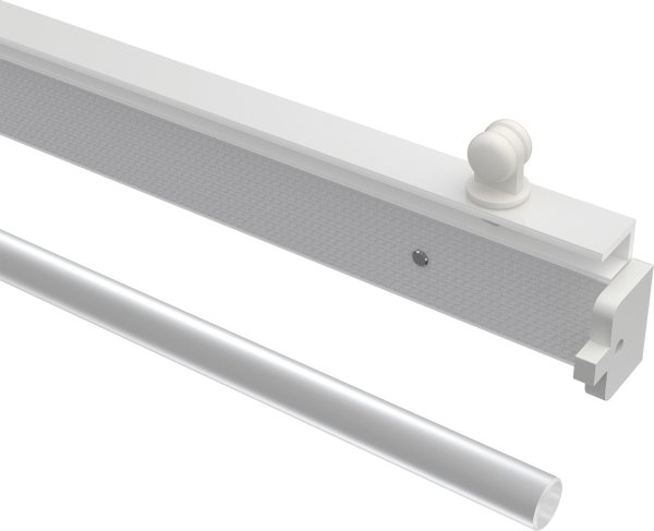 Paneelwagen Universal Fastfix Kunststoff mit Klettband 60 cm Weiß