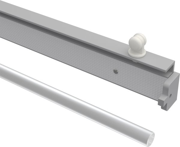 Paneelwagen Universal Fastfix Kunststoff mit Klettband 60 cm Grau