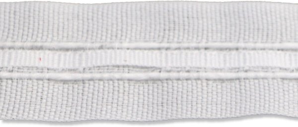 Gardinenband (Kräuselband) Universal 22 mm variabel Weiß