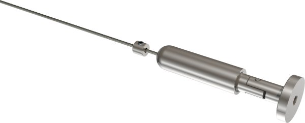 Seilspanngarnitur Davis vernickelt