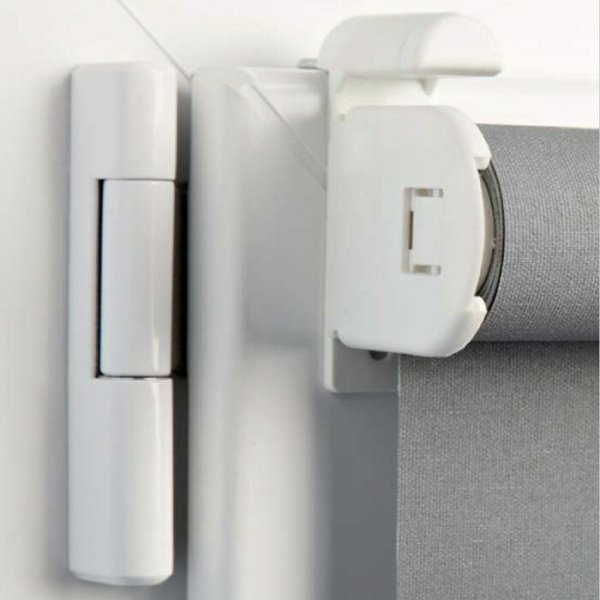 Klemmträger für Rollos Weiß (2 Stück)