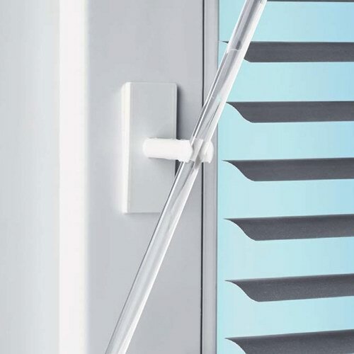 Stabhalter für Jalousiestab Weiß